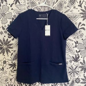 Figs Navy Scrub Set